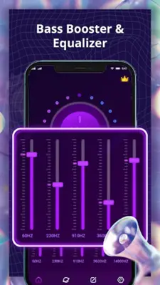 Volume Booster, Bass Amplifier android App screenshot 3